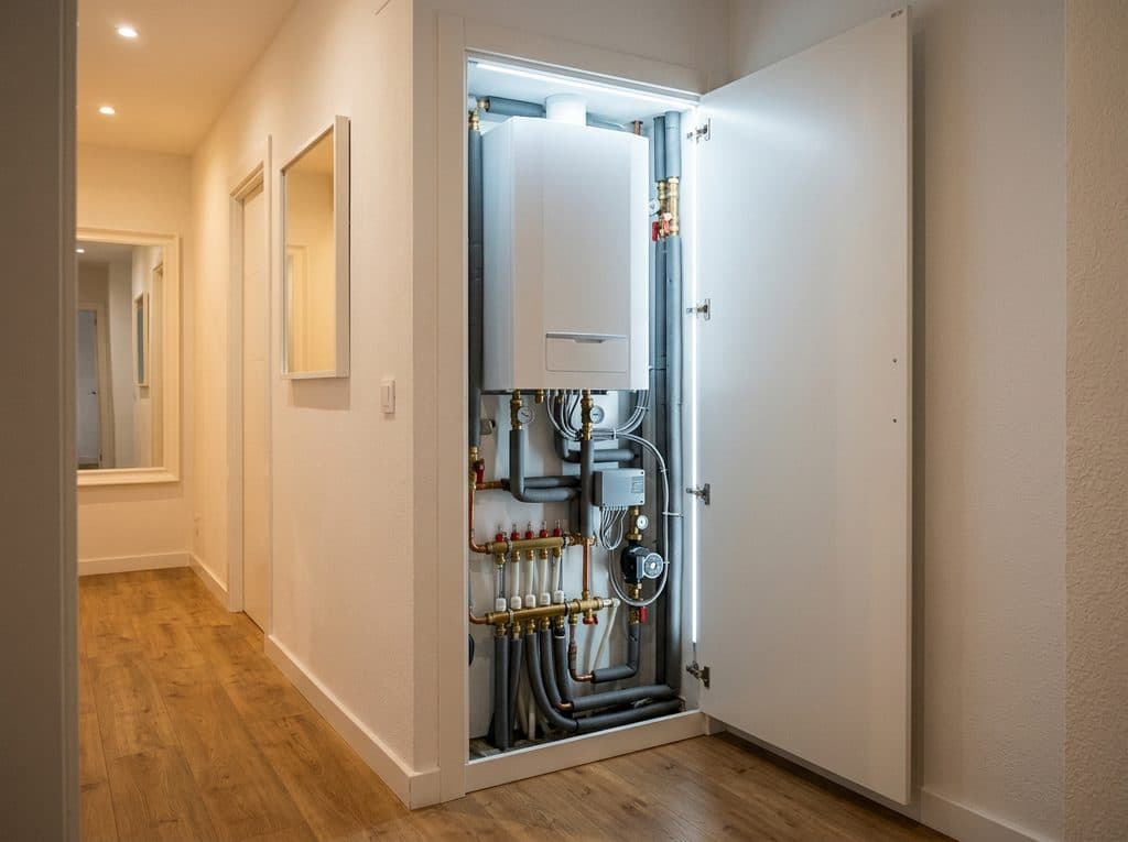 Sistema de aerotermia sin máquina exterior instalado en una vivienda de A Coruña