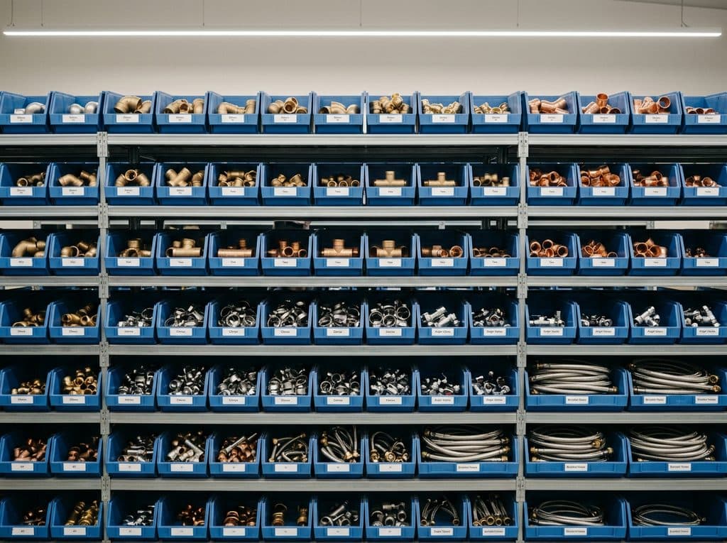 Catálogo de materiales de fontanería y calefacción del almacén de Difoncave en A Coruña